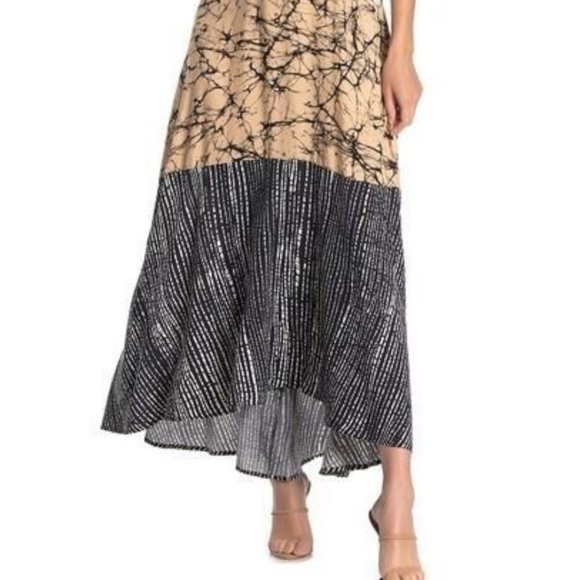 MSK Multi Floral Patchwork Style Maxi Tank Smock Back Dress XL NWT - Picture 2 of 11